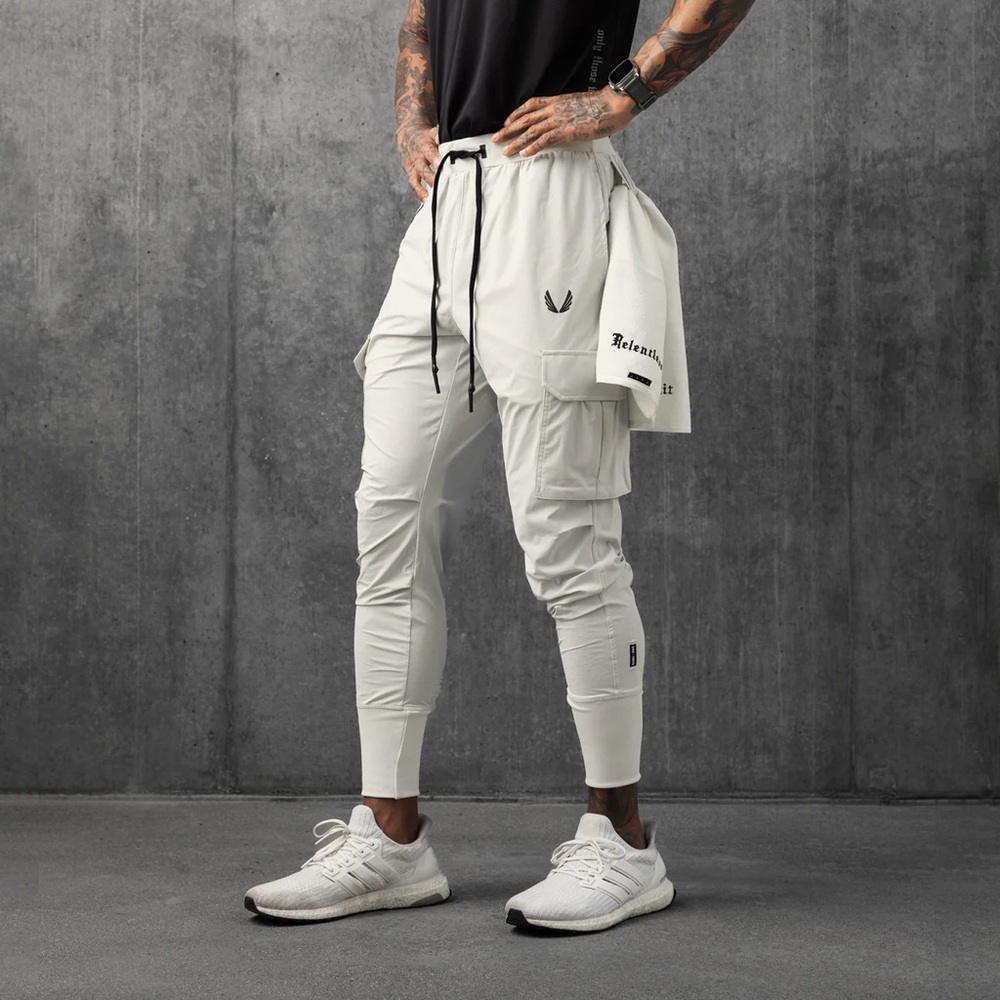 ASRV White Joggers